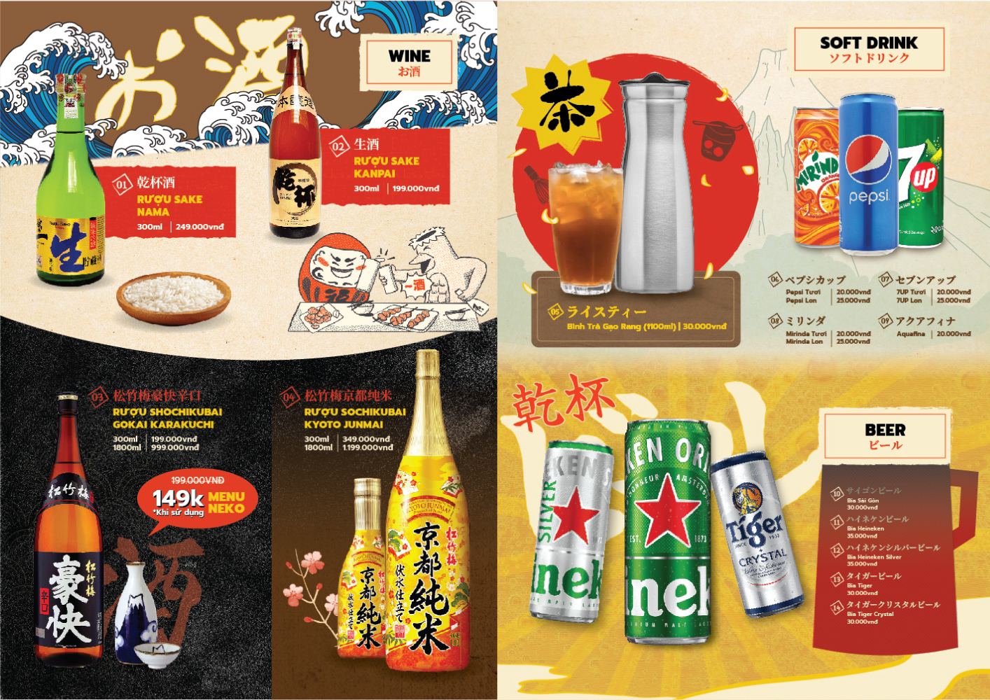 Menu online