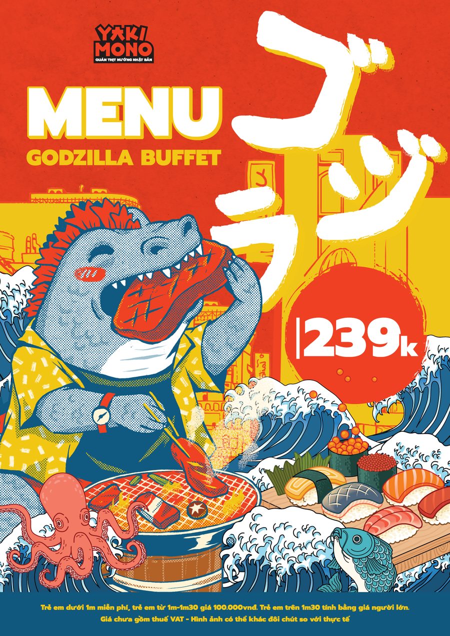 Thực đơn Godzilla – Miền Nam